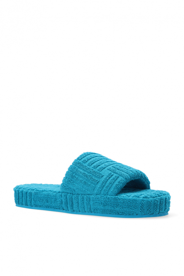 サンダル・ミュール Bottega Veneta Resort Sponge Slides BOTTEGA VENETA Resort Sponge Slides Mens Sandals 45 Grass